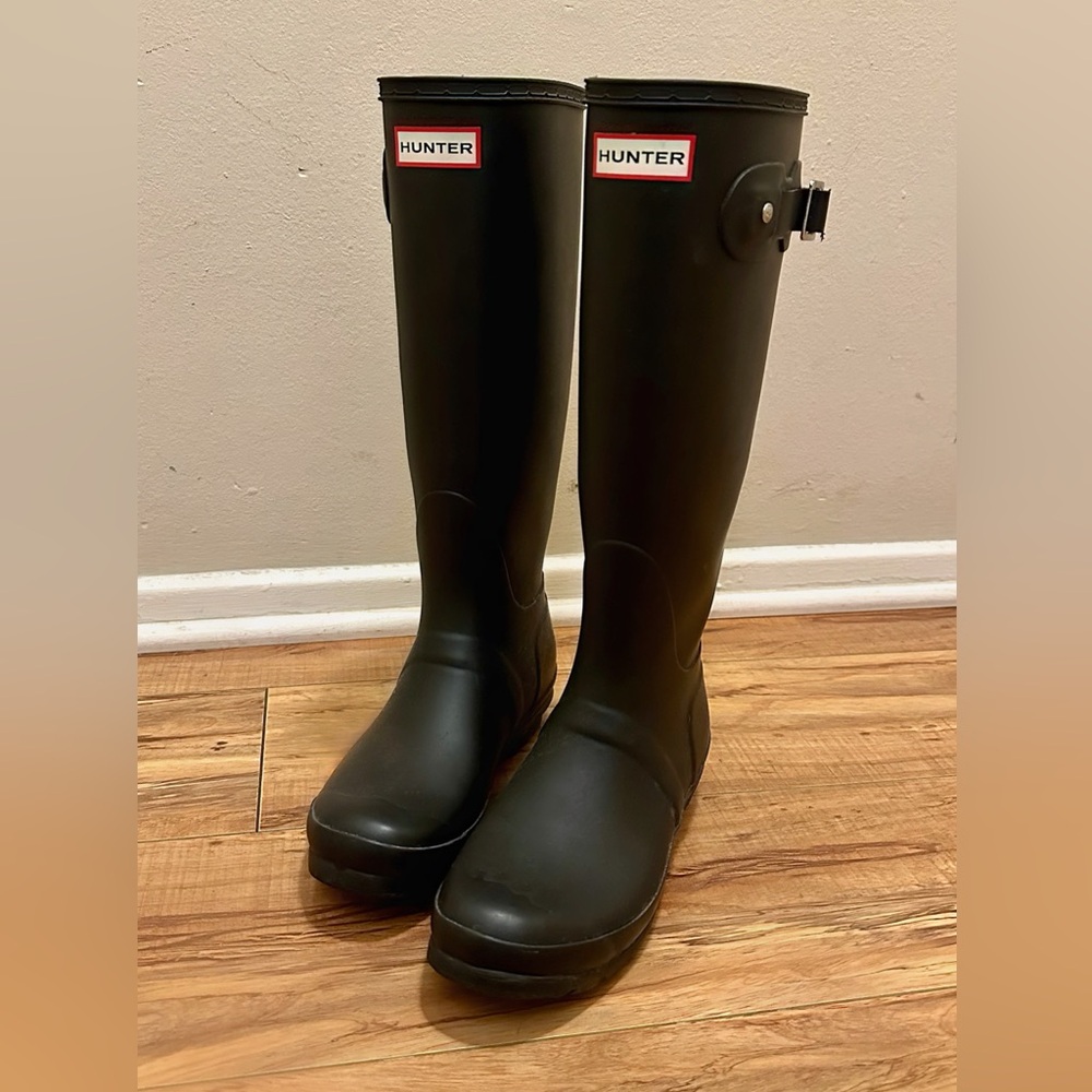 Hunter Black Rain Boots